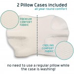 Adjustable CPAP Memory Foam Pillow by Lunderg